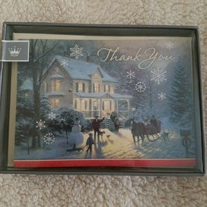Hallmark Thomas Kinkade Thank You Cards Set Of 10